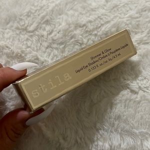 Stila Shimmer and glow liquid eye shadow swatched never used color Grace